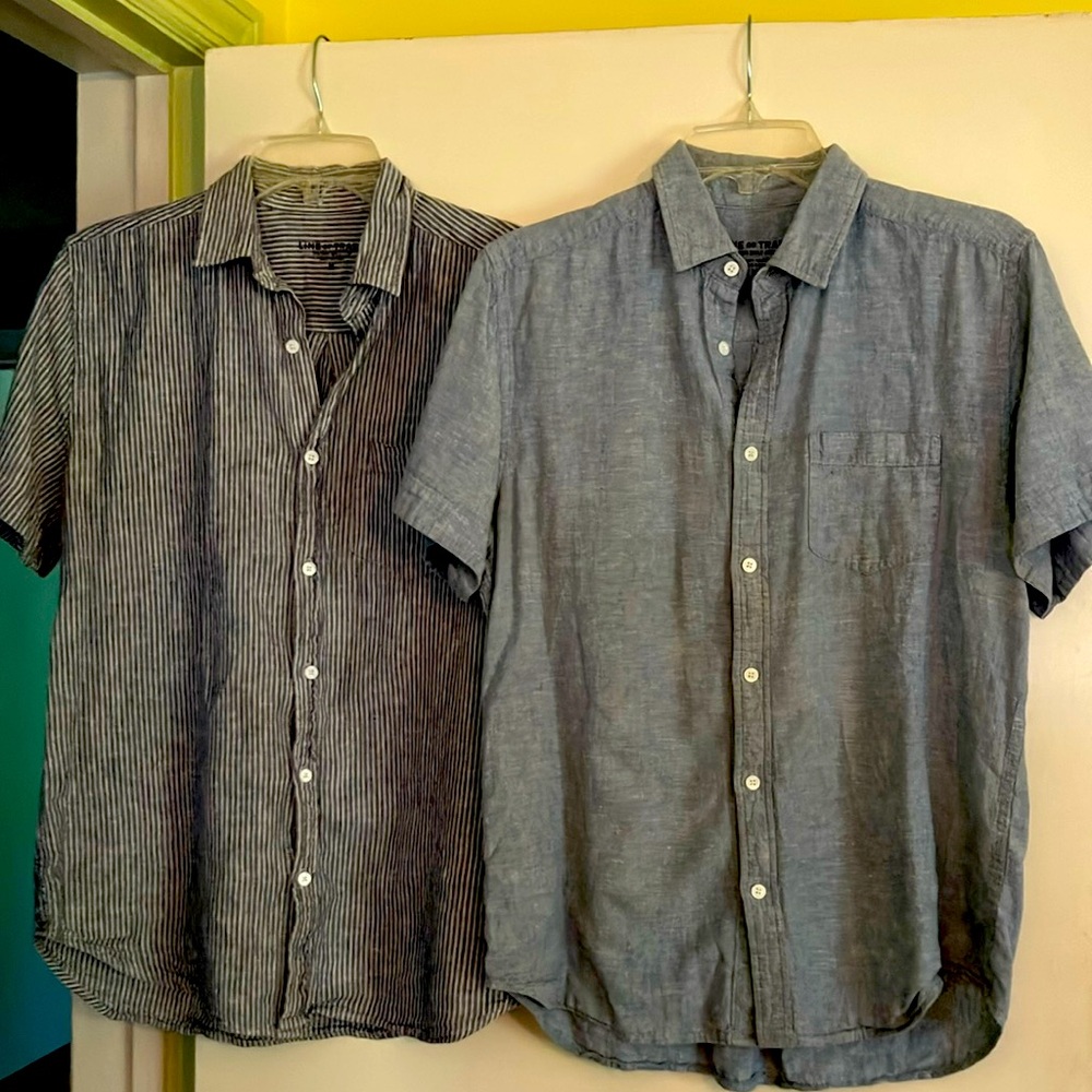 Line of Trade Linen Button-Down Shirts